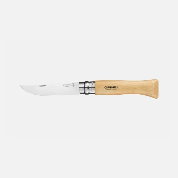 Opinel N°9 Paslanmaz Çelik Kayın Sap Çakı - 1