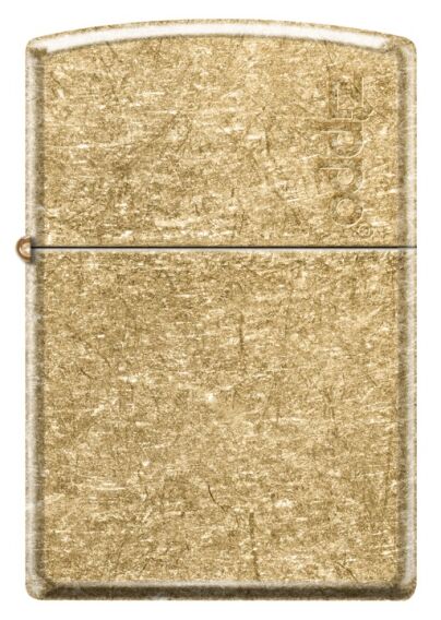 Regular Tumbled Brass - ZIPPO