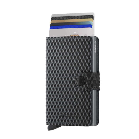 Secrid Miniwallet Cubic, Black-Titanium - SECRID (1)