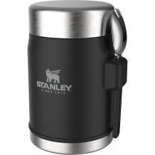 Stanley Classic Paslanmaz Çelik Yemek Termosu Kaşıklı 0.40L, Siyah - 2