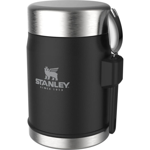 Stanley Classic Paslanmaz Çelik Yemek Termosu Kaşıklı 0.40L, Siyah - Stanley (1)