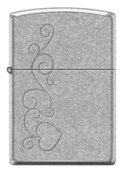 Swirly Heart Design - ZIPPO