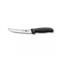 ​​​​Victorinox 5.6503.15D 15cm Siyah Kavisli Kemik Sıyırma Bıçağı, Kaydırmaz Sap - 1
