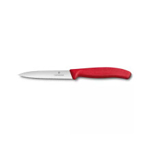 Victorinox 6.7731 10cm Kırmızı Tırtıklı Soyma Bıçağı - Victorinox