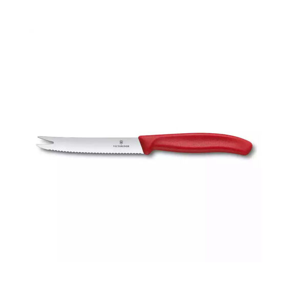 Victorinox 6.7861 11cm Kırmızı Peynir ve Sosis Bıçağı - Victorinox