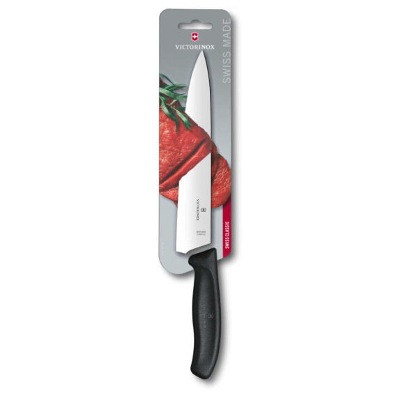 ​​​​​​​​​​​​​​​​​​​​​​​​​​​​​​​​​​Victorinox 6.8003.22B 22cm Siyah Doğrama Bıçağı, Blisterli Paket - Victorinox