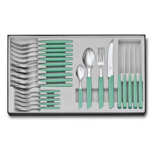 ​Victorinox 6.9096.11W41.24 Swiss Modern Yeşil Masa Seti, 24 Parça - Victorinox